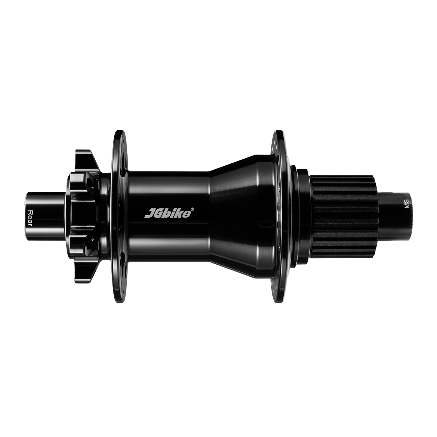 JGbike MTB V2 Hubs, 6 Pawls, 57 Teeth, 114 Points Engagement, 32H for 6 Bolts Disc Brake, Compatible for Shimano HG MS and Sram XD Driver Body, 8 9 10 11 12 Speed