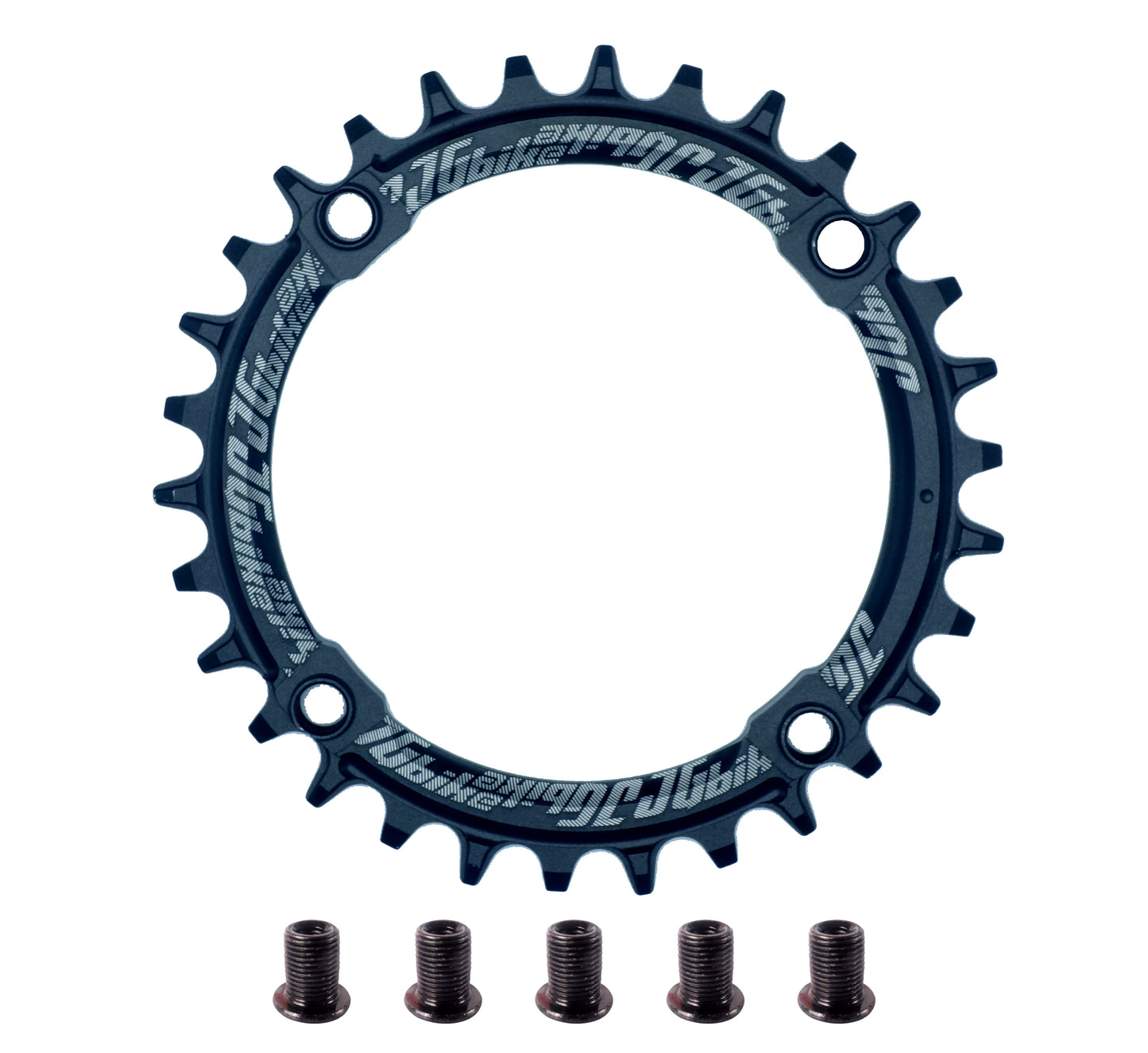 JGbike Round Oval Chainring 104mm BCD Narrow Wide for 8 9 10 11 12 Speed MTB XC Trail Mountain Bike Bicycle