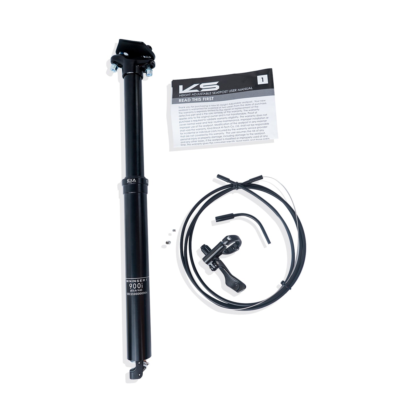KS Kind Shock Remote Dropper Seatpost 125mm 150mm 170mm e10r e10i e20R Rage-i EXaform 900i 27.2mm 30.9mm 31.6mm