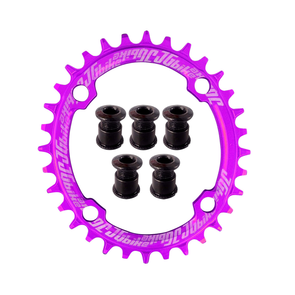 JGbike Round Oval Chainring 104mm BCD Narrow Wide for 8 9 10 11 12 Speed MTB XC Trail Mountain Bike Bicycle