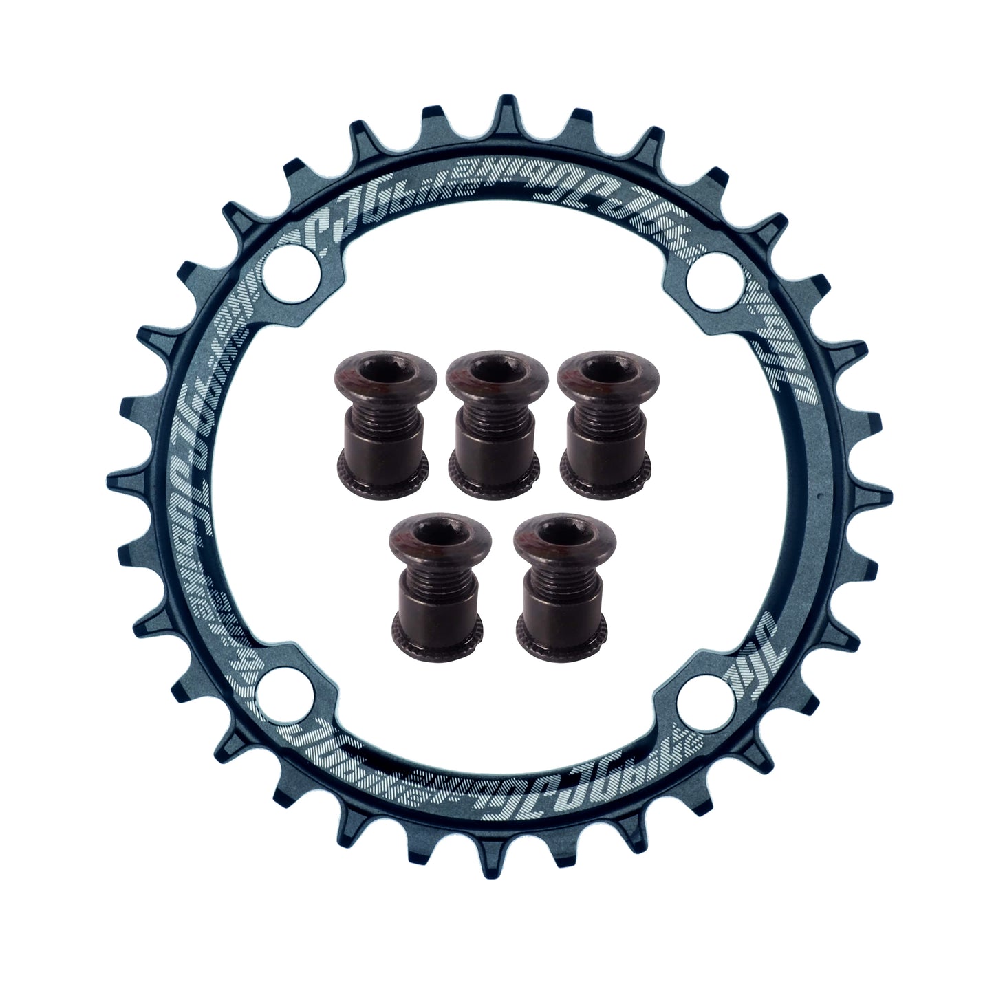 JGbike Round Oval Chainring 104mm BCD Narrow Wide for 8 9 10 11 12 Speed MTB XC Trail Mountain Bike Bicycle