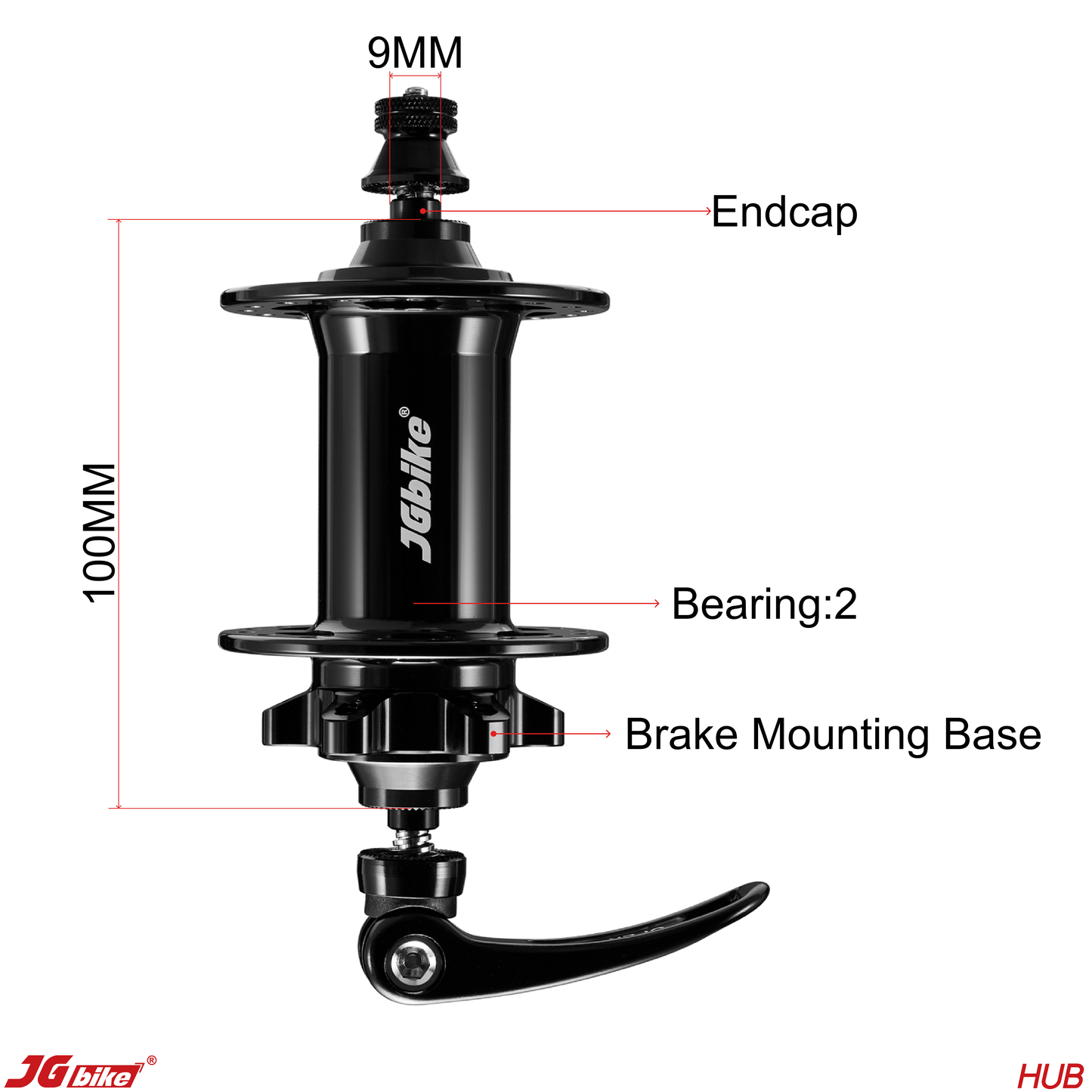 JGbike MTB V2 Hubs, 6 Pawls, 57 Teeth, 114 Points Engagement, 32H for 6 Bolts Disc Brake, Compatible for Shimano HG MS and Sram XD Driver Body, 8 9 10 11 12 Speed