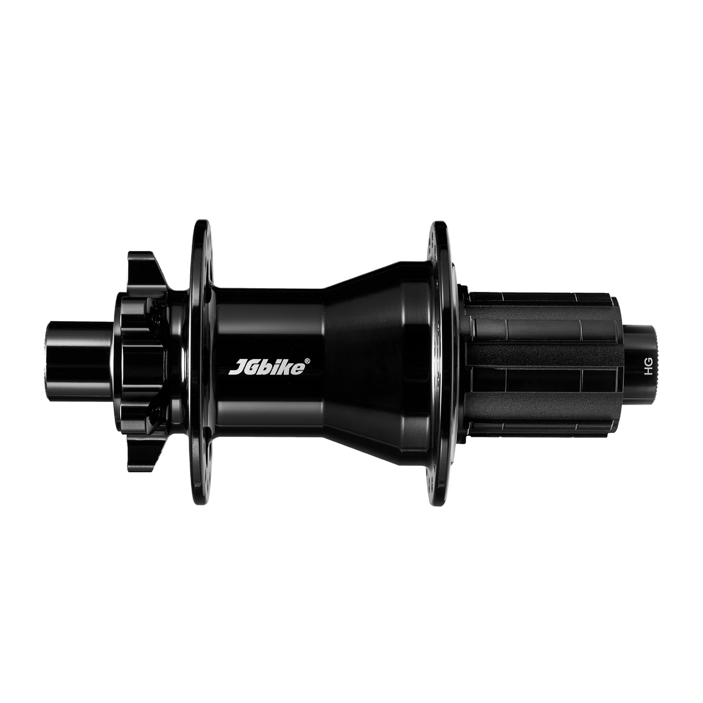 JGbike MTB V2 Hubs, 6 Pawls, 57 Teeth, 114 Points Engagement, 32H for 6 Bolts Disc Brake, Compatible for Shimano HG MS and Sram XD Driver Body, 8 9 10 11 12 Speed