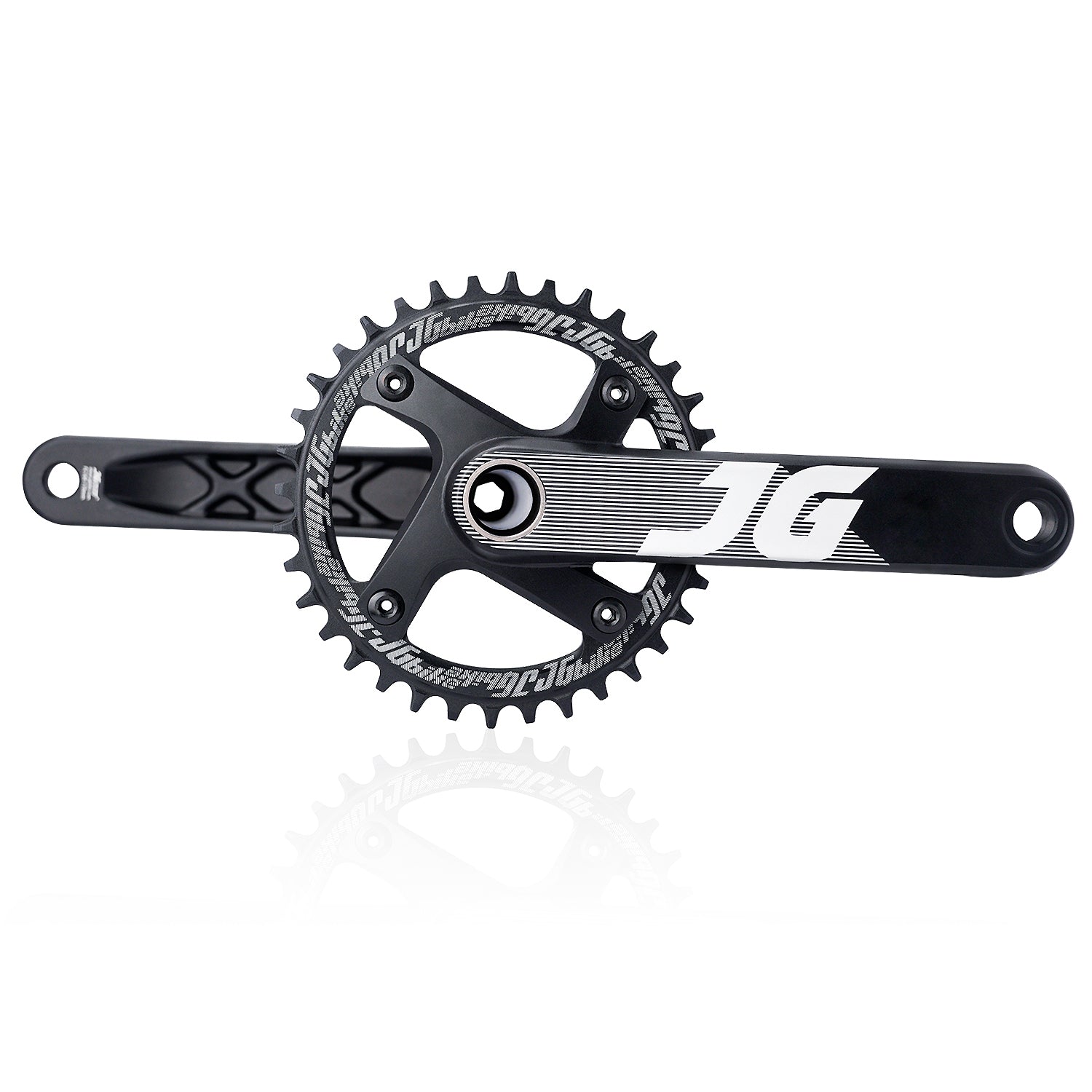 JGbike FULL CNC Mountain Bike Crankset 68 73 BB 170mm 104 BCD with Cha