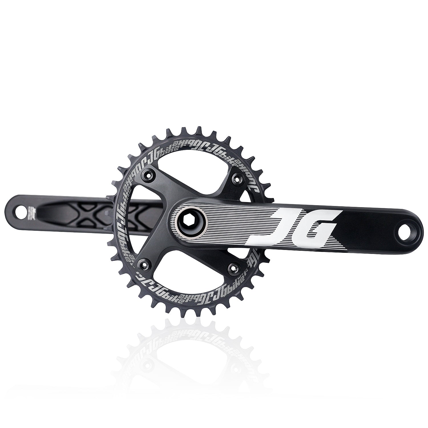 JGbike FULL CNC Mountain Bike Crankset 68 73 BB 170mm 104 BCD with Cha