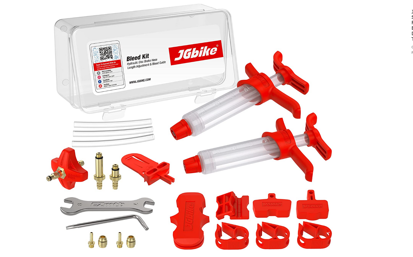 JGbike Standard Bleed Kit for Shimano SRAM AVID Hayes Formula Hydraulic MTB Road Brakes for MAGURA TEKTRO Giant