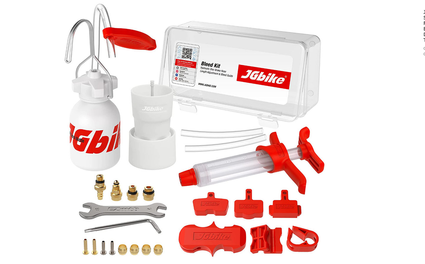 JGbike Standard Bleed Kit for Shimano SRAM AVID Hayes Formula Hydraulic MTB Road Brakes for MAGURA TEKTRO Giant