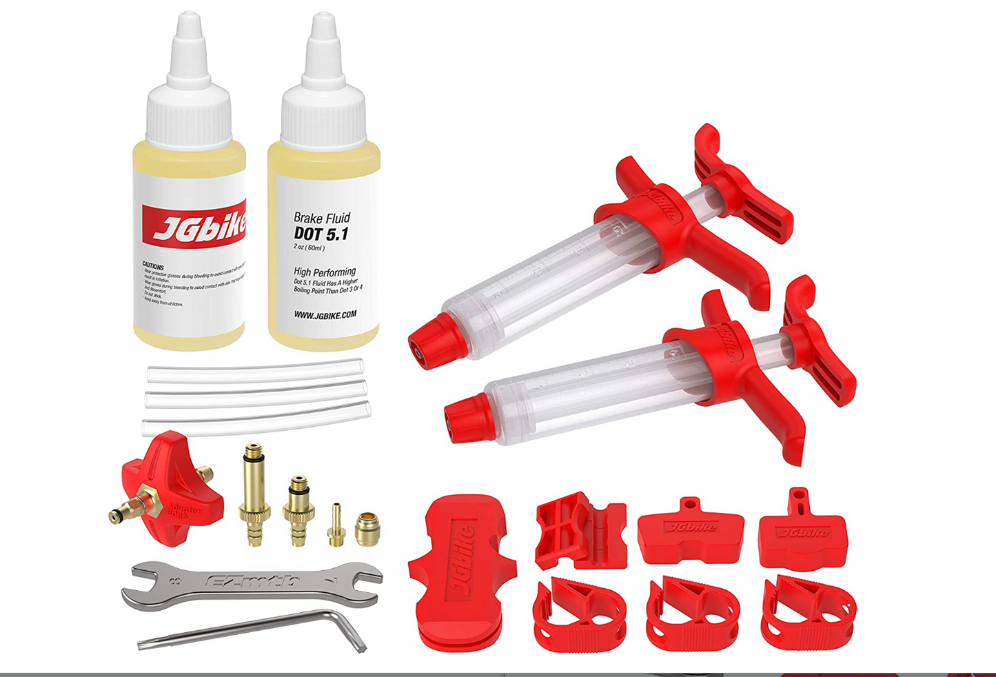 JGbike Standard Bleed Kit for Shimano SRAM AVID Hayes Formula Hydraulic MTB Road Brakes for MAGURA TEKTRO Giant